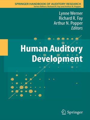 cover image of Human Auditory Development